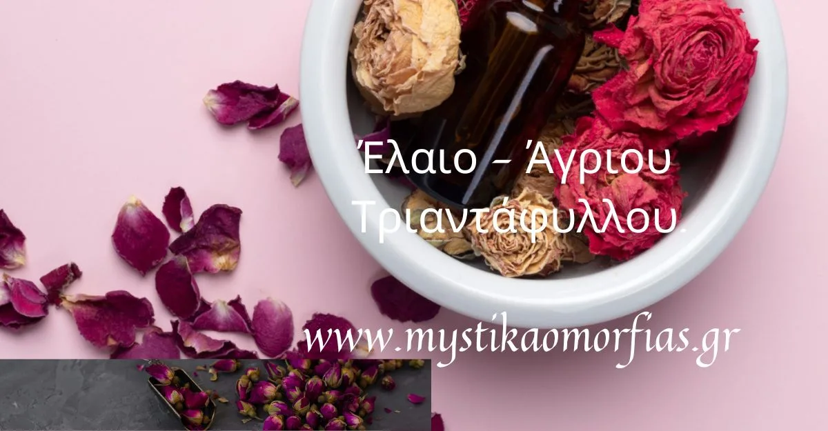 Λάδι άγριου τριαντάφυλλου. Δέρμα χωρίς κηλίδες, ρυτίδες, ραγάδες.