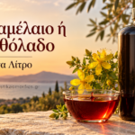 Βαλσαμέλαιο ή σπαθόλαδο.  Ένα Λίτρο.