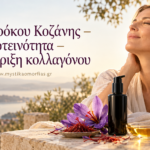 Έλαιο Κρόκου Κοζάνης-Φωτεινότητα-Υποστήριξη κολλαγόνου